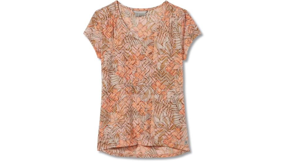 Royal Robbins Featherweight Tee - Womens, Sun Baked Mauka Print, Medium, Y611013-Sun Baked Mauka-M