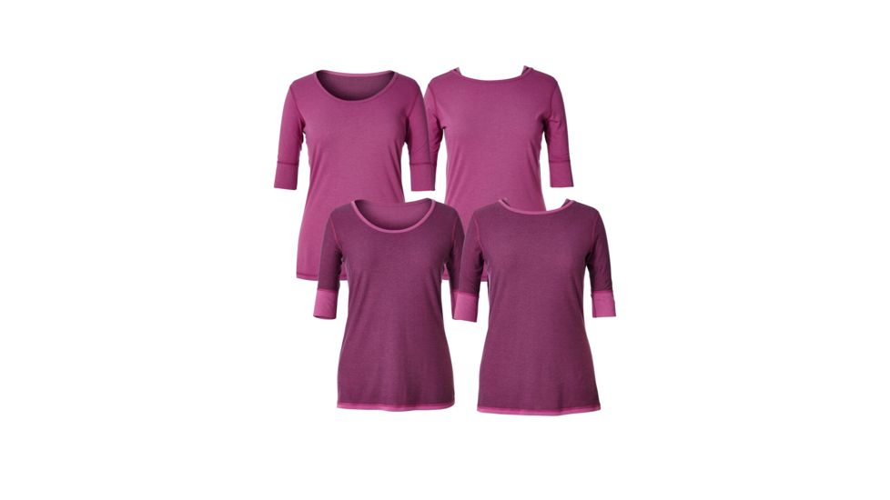 Royal Robbins Flip N Twist Womens Half Sleeve Tee Shirt, Meadow Mauve, L 31447-MEADOW MAUVE-L