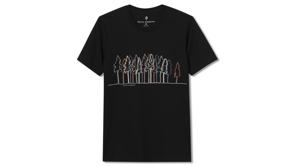 Royal Robbins Forest Tee - Mens, Jet Black, Large, Y711033-37-L
