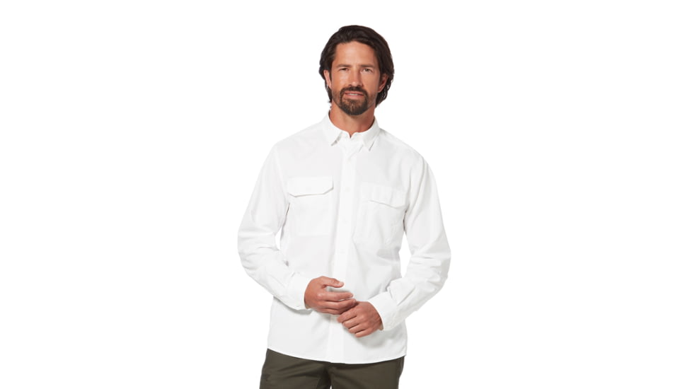 Royal Robbins Global Expedition II L/S Shirt - Mens, White, XL, Y422028-White-XL