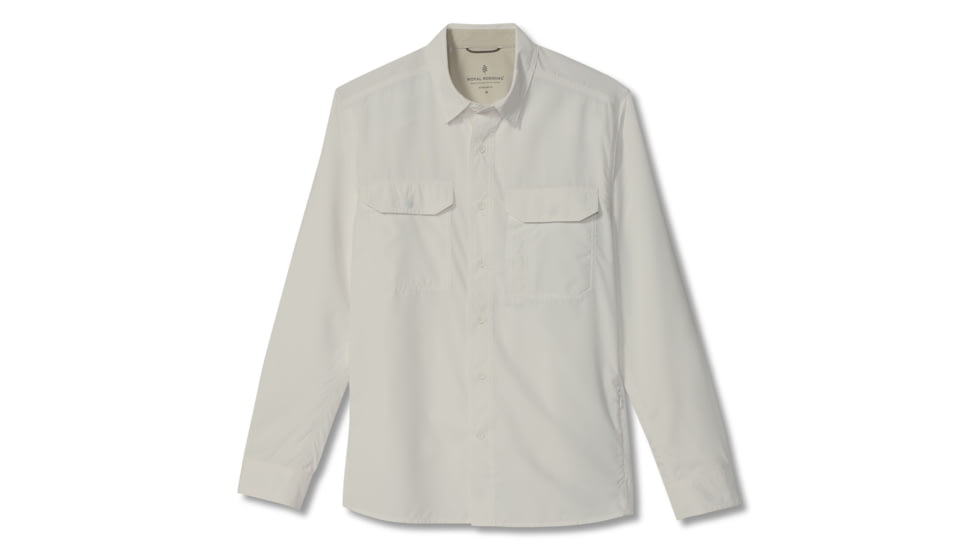 Royal Robbins Global Expedition II L/S Shirt - Mens, White, XL, Y422028-White-XL