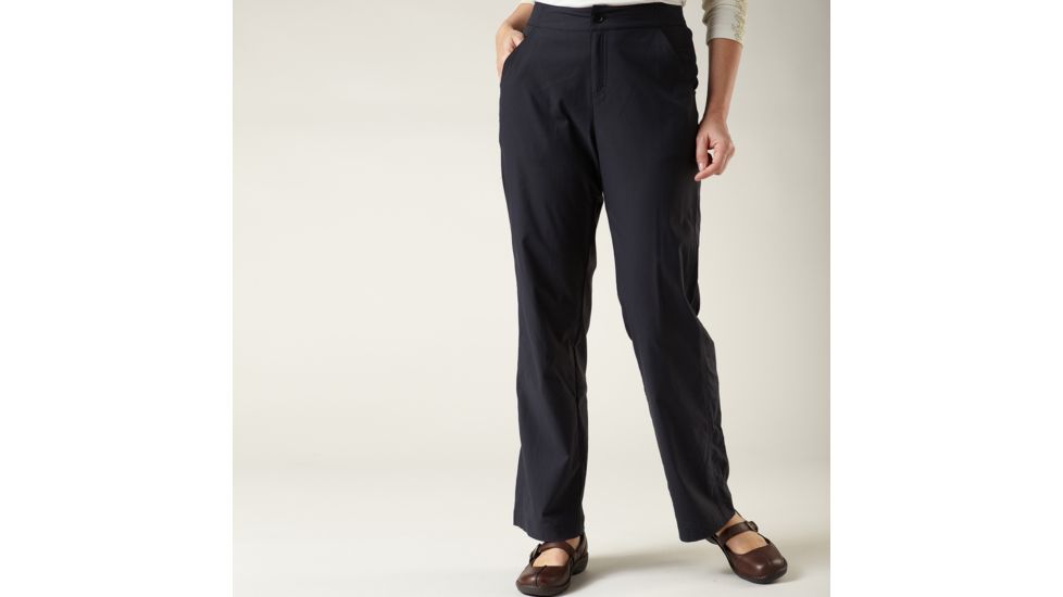 Royal Robbins Go Everywhere Pant - Womens-Jet Black-Regular Inseam-6