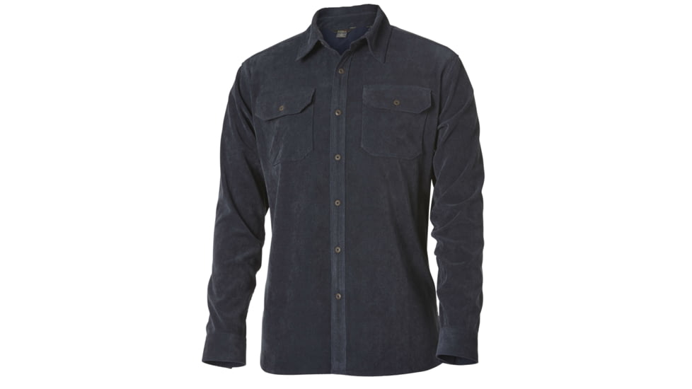 Royal Robbins Grid Cord Long Sleeve - Men's-Deep Blue-Medium