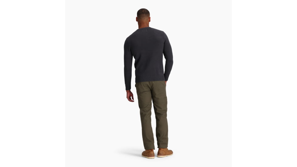 Royal Robbins Headlands Hemp Button Crew - Mens, Asphalt, Small, Y717021568S