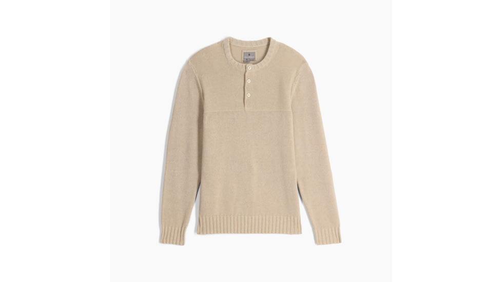 Royal Robbins Headlands Hemp Button Crew - Mens, Lt Khaki, Extra Large, Y717021132XL