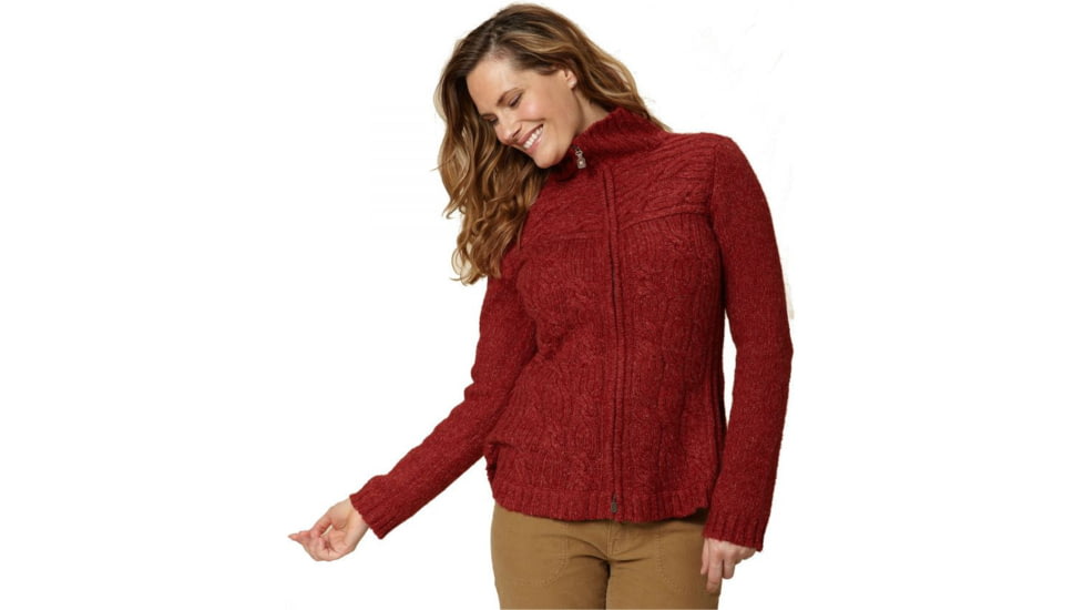 Royal Robbins Helium Zip Cardigan - Women's-Cinnabar-Small