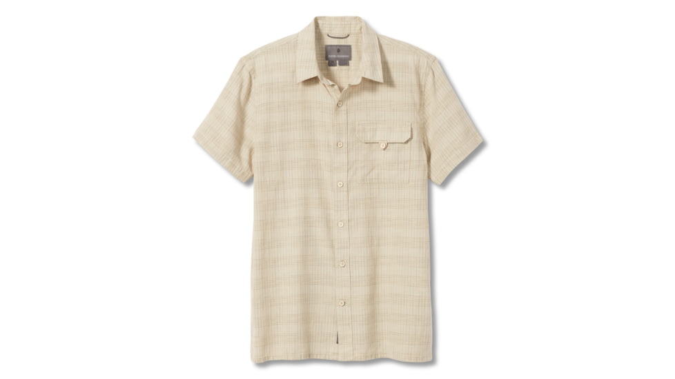 Royal Robbins Hempline Spaced S/S Shirt - Mens, Lt Khaki, XL, Y721021-LT Khaki-XL