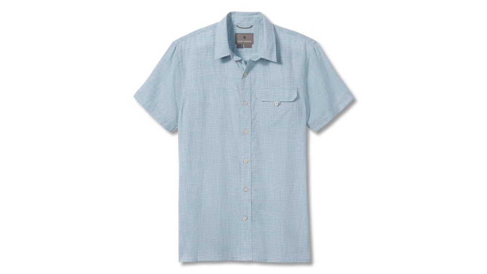 Royal Robbins Hempline Spaced S/S Shirt - Mens, Summer Sky, L, Y721021-Summer Sky-L