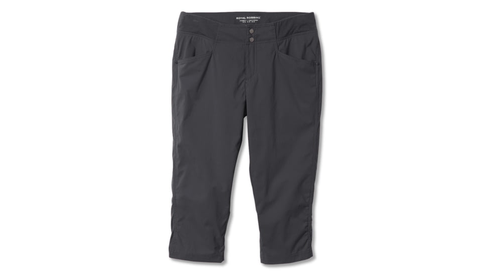 Royal Robbins Jammer II Womens Capri, Asphalt, 14, Y34182-ASPHALT-14