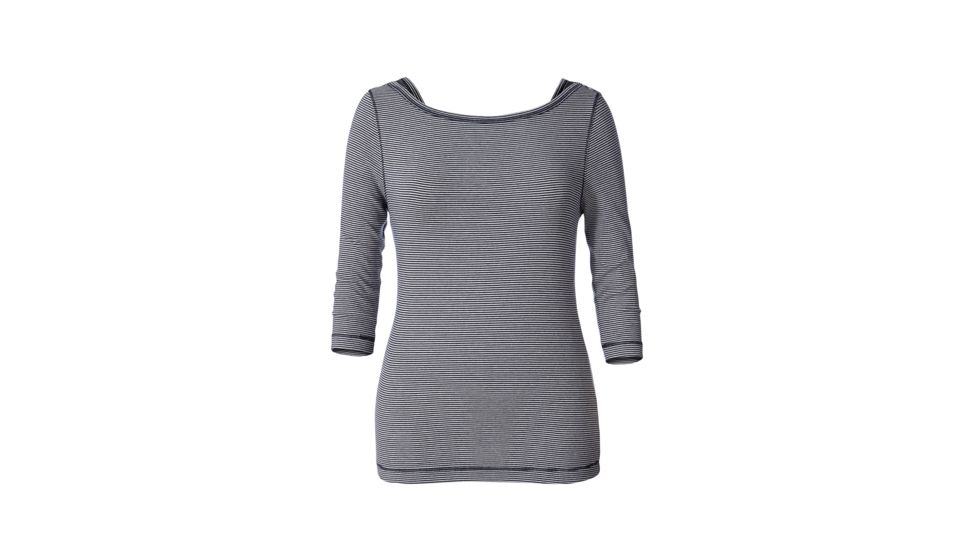 Royal Robbins Kickback To Front Stripe Women's 3/4 Sleeve, Deep Blue St, 3XL 62702-DEEP BLUE STR-3XL