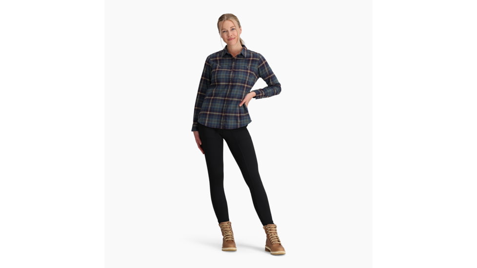 Royal Robbins Lieback Flex Tunic Long Sleeve - Womens, Deep Blue Rush Creek Pld, Large, Y622020466L