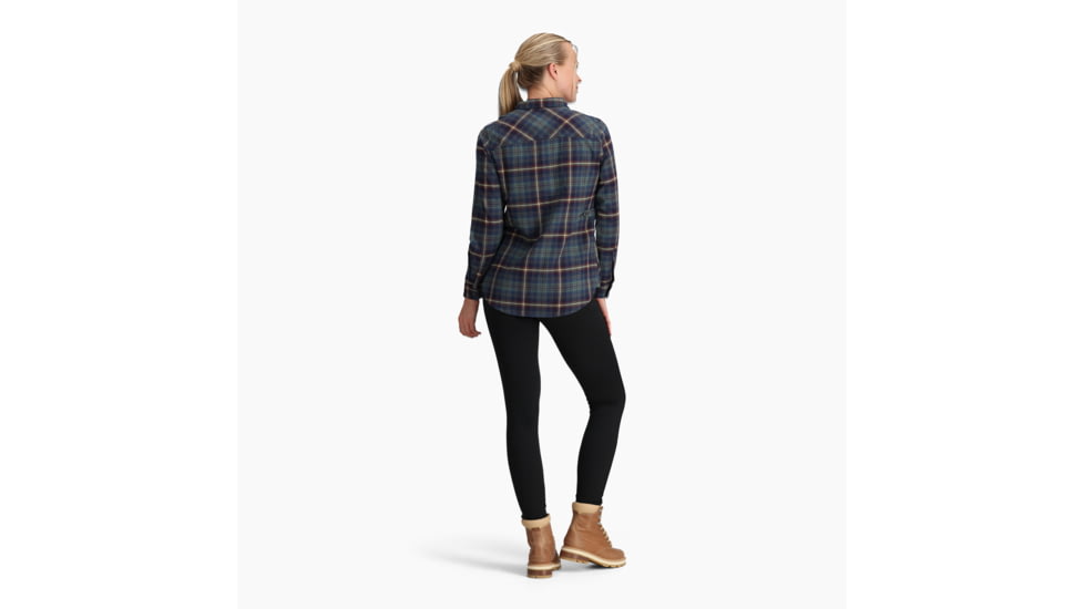 Royal Robbins Lieback Flex Tunic Long Sleeve - Womens, Deep Blue Rush Creek Pld, Large, Y622020466L