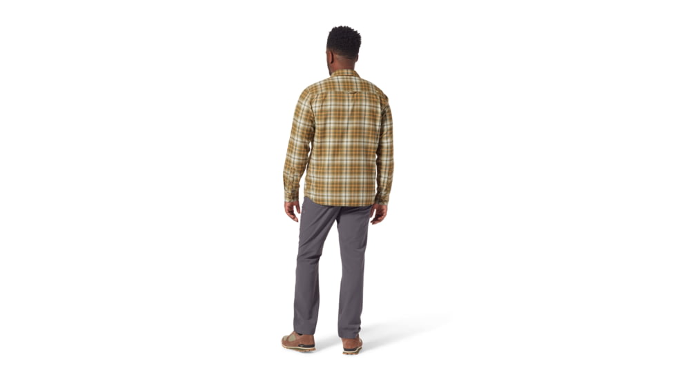 Royal Robbins Lost Coast Flannel Plaid Long Sleeve Shirt - Men's, Small, Dark Olive Rockport Pld, Y422023-986-S