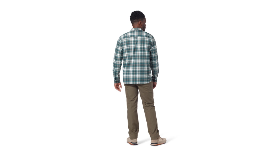 Royal Robbins Lost Coast Flannel Plaid Long Sleeve Shirt - Men's, Small, River Rock Rockport Pld, Y422023-098-S