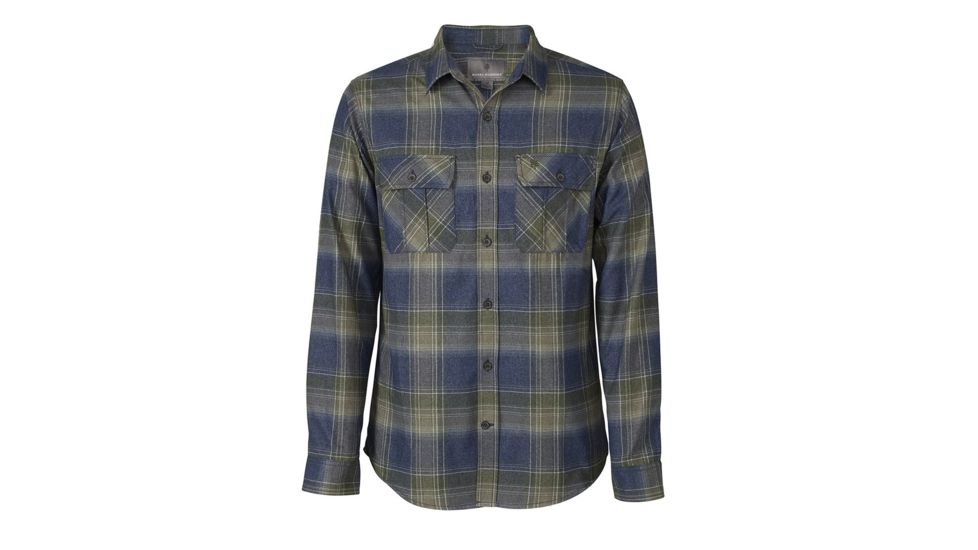 Royal Robbins Lost Coast Flannel Plaid Long Sleeve Shirt - Mens, Fiddlehead, Extra Large, Y422008-255-XL