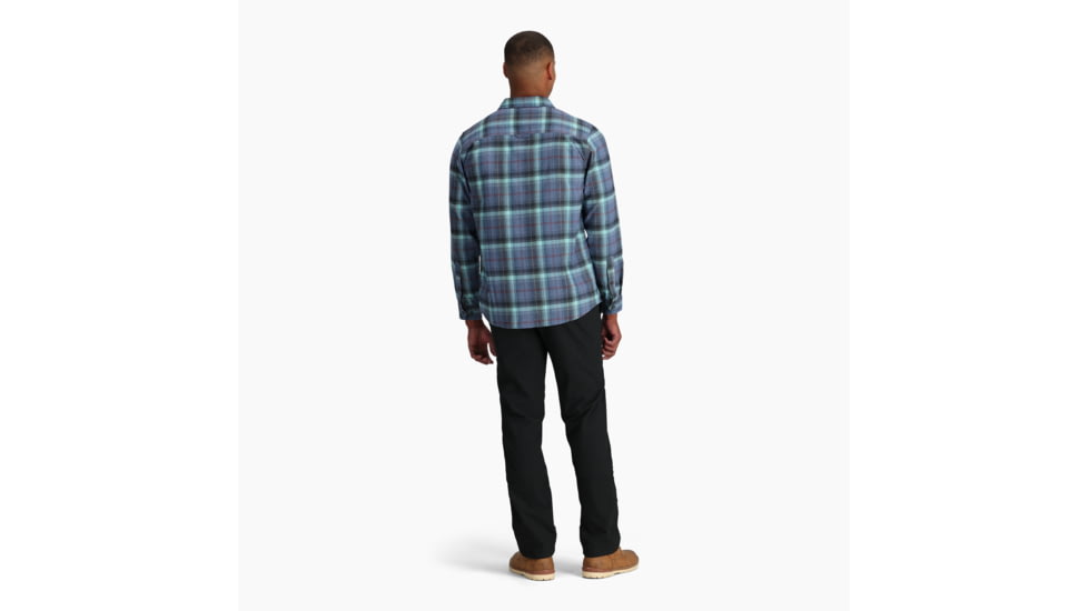 Royal Robbins Lost Coast Flannel Plaid Long Sleeve Shirt - Mens, Sea Westport Pld, Medium, Y422023429M