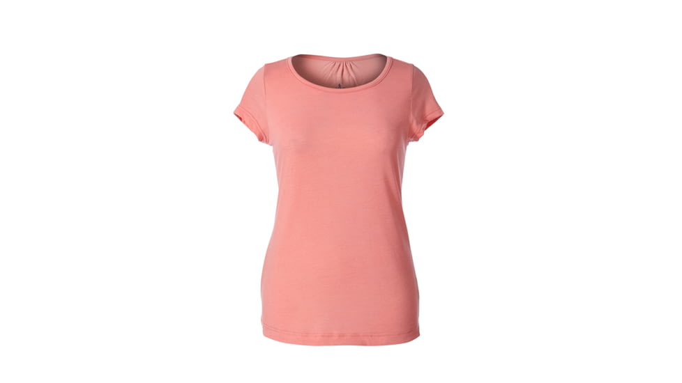 Royal Robbins Merinolux Women's Short Sleeve Shirt, Strawberry Ice, XS 61719-STRAWBERRY ICE-XS