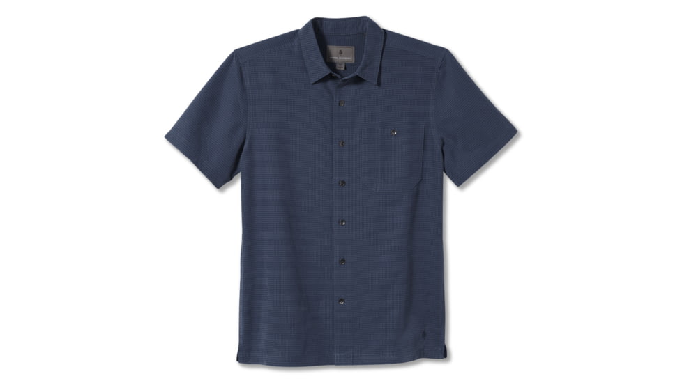 Royal Robbins Mojave Pucker Dry Mens Short Sleeve Shirt, Collins Blue, XXL, Y71201-Collins Blue-XXL
