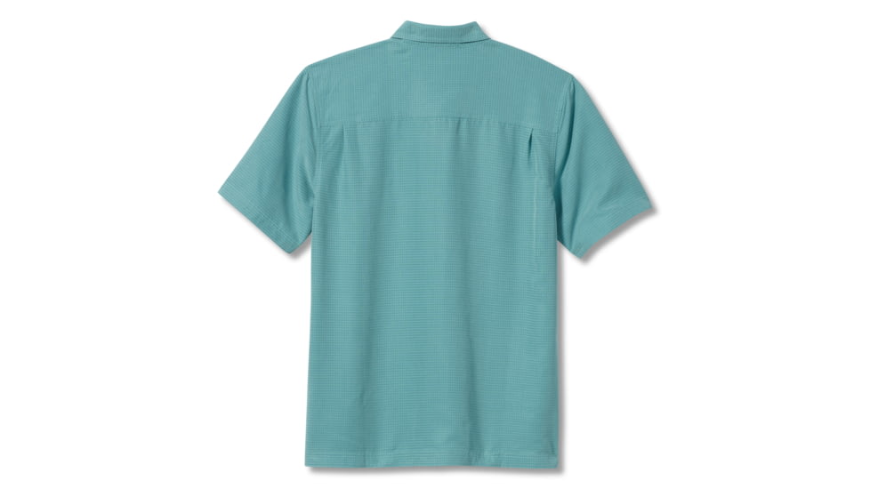 Royal Robbins Mojave Pucker Dry Mens Short Sleeve Shirt, Nile Blue, M, Y71201-Nile Blue-M