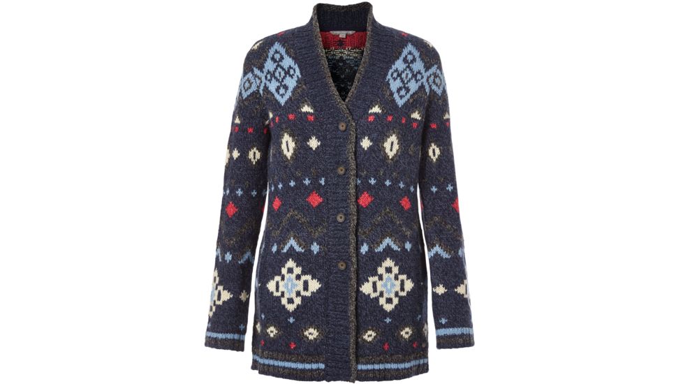 Royal Robbins Mystic Andes Cardigan - Women's-Blue Indigo-Small