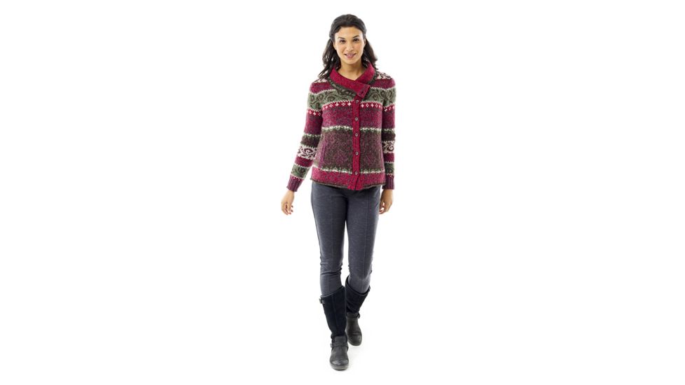 Royal Robbins Mystic Canyon Cardi Knit Sweater - Womens, Rumba Red, Small, 37179-505-S