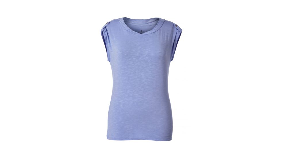 Royal Robbins Noe Twist Women's Short Sleeve Top, Pale Iris, 3XL 31453-PALE IRIS-3XL