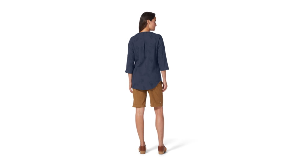 Royal Robbins Oasis Tunic II 3/4 Sleeve Shirt - Womens, Navy, Small, Y622019-728-S