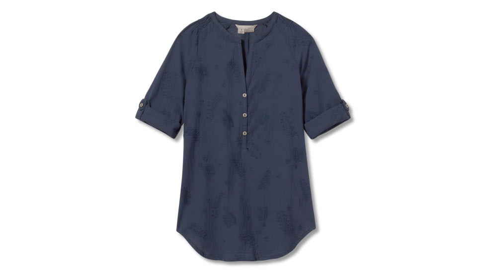 Royal Robbins Oasis Tunic II 3/4 Sleeve Shirt - Womens, Navy, Small, Y622019-728-S