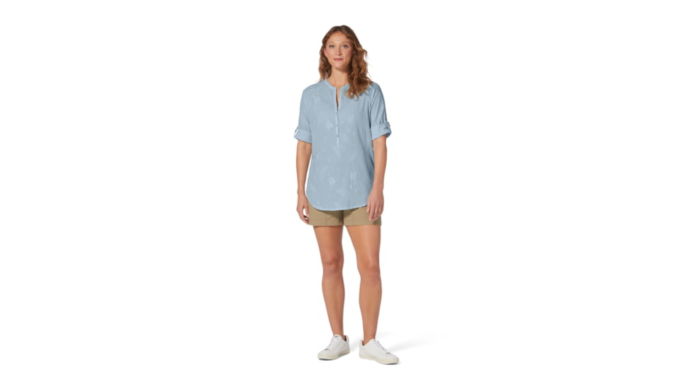 Royal Robbins Oasis Tunic II 3/4 Sleeve Shirt - Womens, Summer Sky, Medium, Y622019-967-M