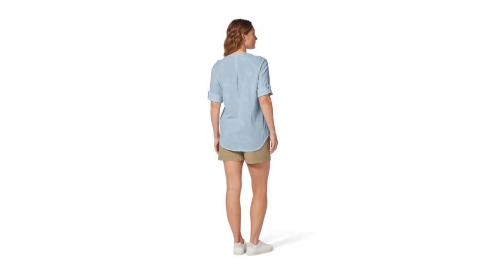 Royal Robbins Oasis Tunic II 3/4 Sleeve Shirt - Womens, Summer Sky, Medium, Y622019-967-M