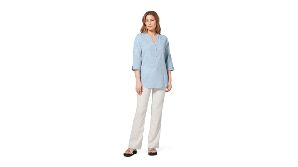 Royal Robbins Oasis Tunic II 3/4 Sleeve Shirt - Womens, Summer Sky, S, Y622017-Summer Sky-S