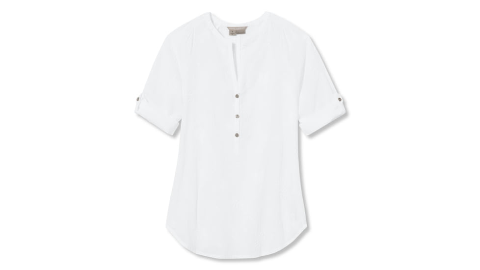 Royal Robbins Oasis Tunic II 3/4 Sleeve Shirt - Womens, White, Large, Y622019-010-L