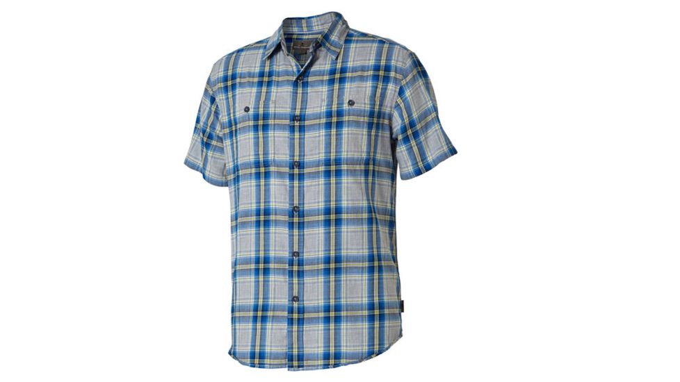 Royal Robbins Point Reyes Plaid Short Sleeve - Men's -Oceania-Small