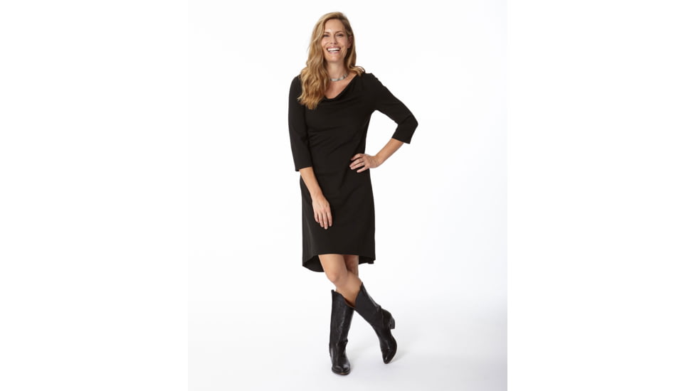 Royal Robbins Ponte Dress - Women's -Jet Black-Large