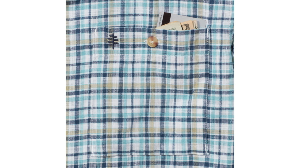 Royal Robbins Redwood Plaid S/S Shirt - Mens, Collins Blue, XXL, Y721024-Collins Blue-XXL