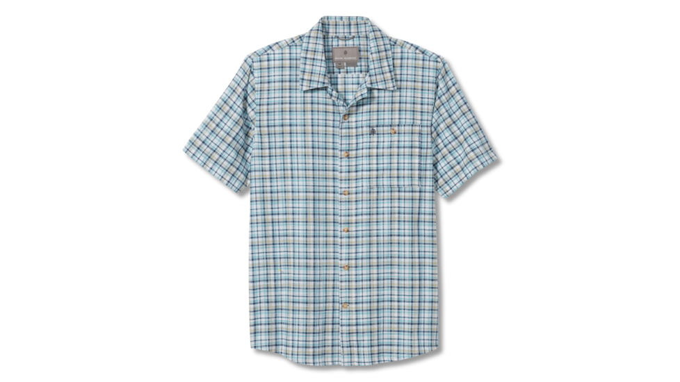 Royal Robbins Redwood Plaid S/S Shirt - Mens, Collins Blue, XXL, Y721024-Collins Blue-XXL