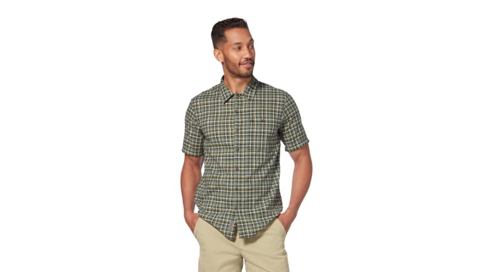 Royal Robbins Redwood Plaid S/S Shirt - Mens, Fiddlehead, L, Y721024-Fiddlehead-L
