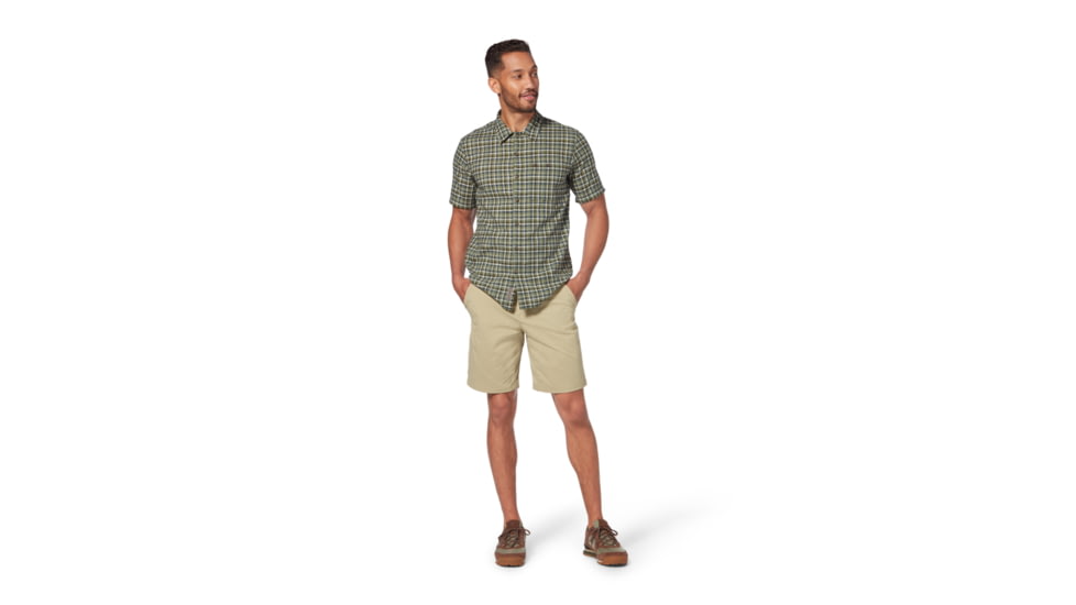 Royal Robbins Redwood Plaid S/S Shirt - Mens, Fiddlehead, L, Y721024-Fiddlehead-L