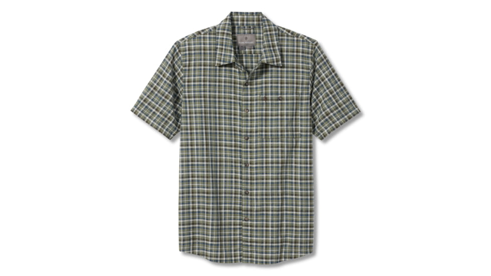 Royal Robbins Redwood Plaid S/S Shirt - Mens, Fiddlehead, L, Y721024-Fiddlehead-L