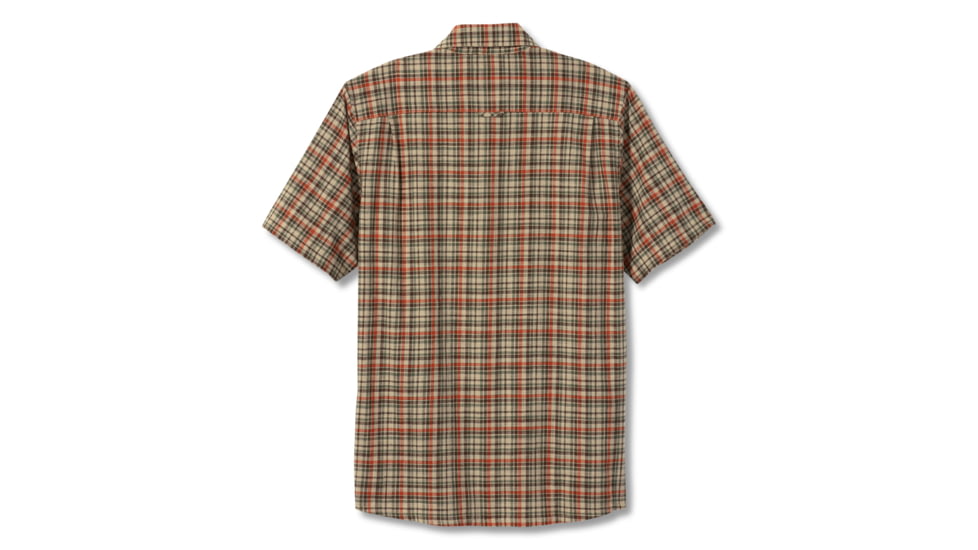 Royal Robbins Redwood Plaid S/S Shirt - Mens, Khaki, L, Y721024-Khaki-L