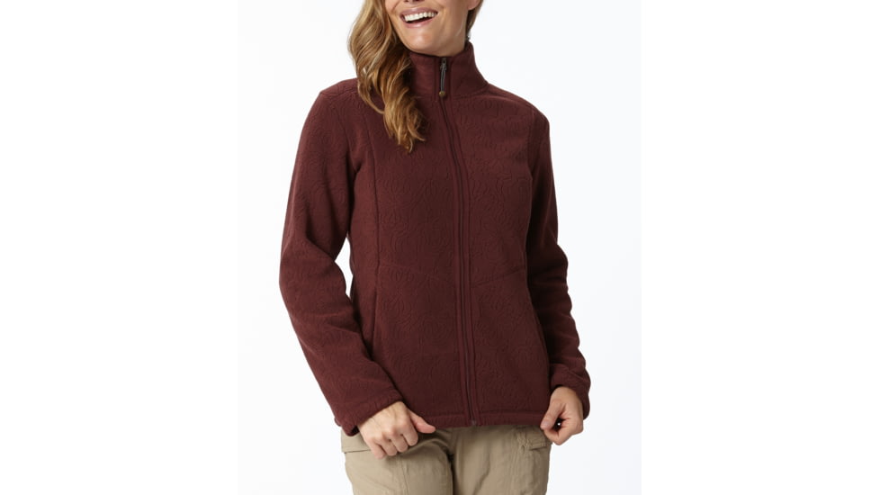 Royal Robbins Rosa Fleece Jacket - Womens -Bordeaux-Large