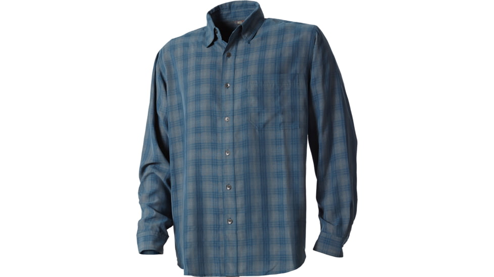 Royal Robbins San Juan Long Sleeve Shirt - Mens-Plaid Phoenix Blue-Small