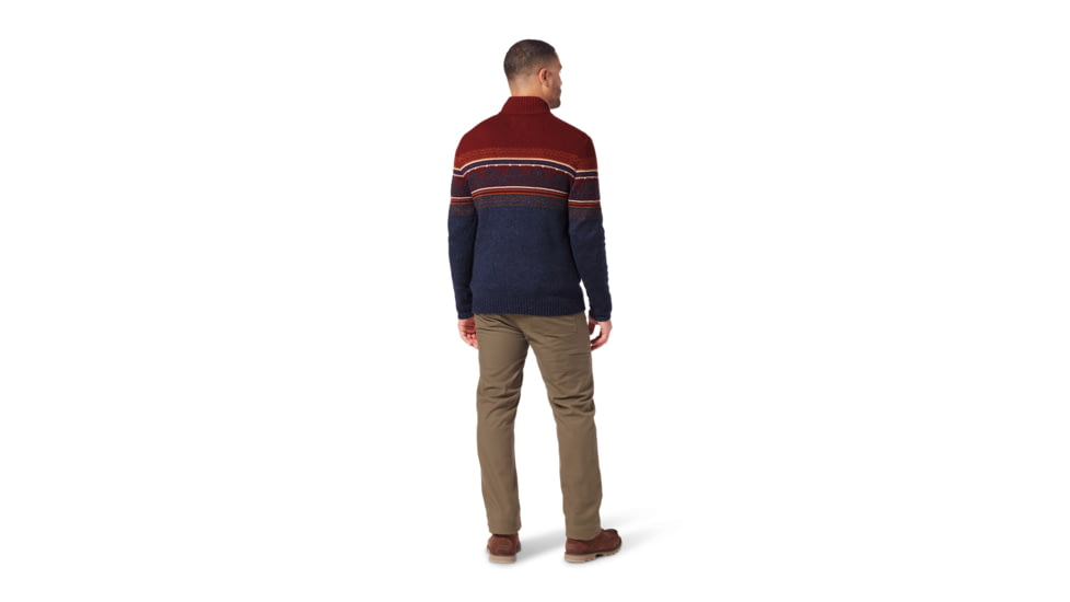 Royal Robbins Sequoia 1/4 Zip Sweater - Men's, Medium, Red Rock Htr, Y717016-647-M