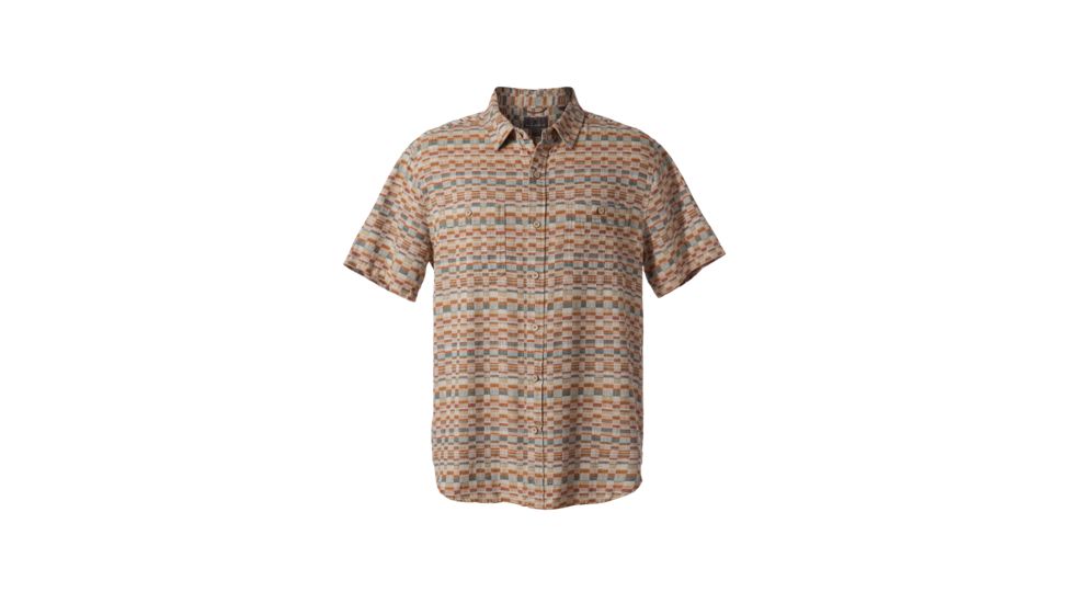 Royal Robbins Slab City Dobby Men's Short Sleeve Shirt, Desert, XXL 71913-DESERT-XXL