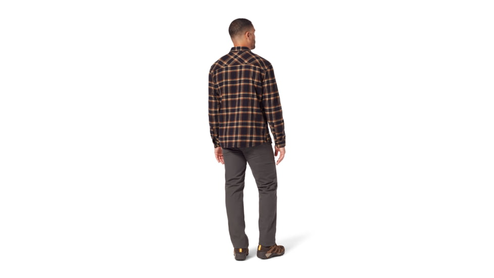 Royal Robbins Snowcap Lined Flannel Long Sleeve Shirt - Men's, Small, Naval Big Basin Plaid, Y722032-413-S