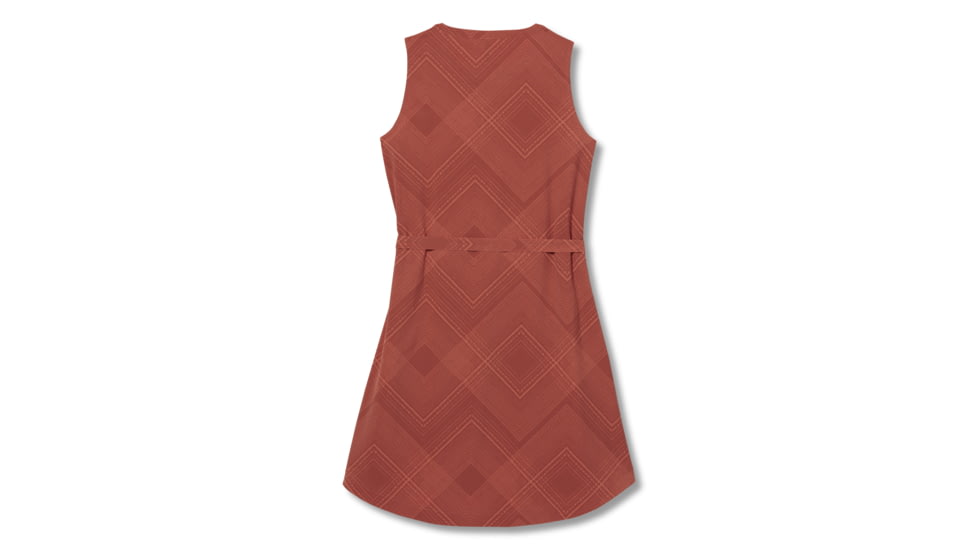 Royal Robbins Spotless Traveler Tank Dress - Womens, Terracotta Geo Dot Print, XL, Y326002-Terracotta Geo-XL