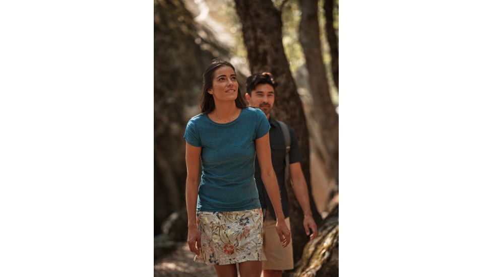 Royal Robbins Tech Travel Tee S/S- Womens, Bowden Heather, M, Y311003-Bowden Heather-M