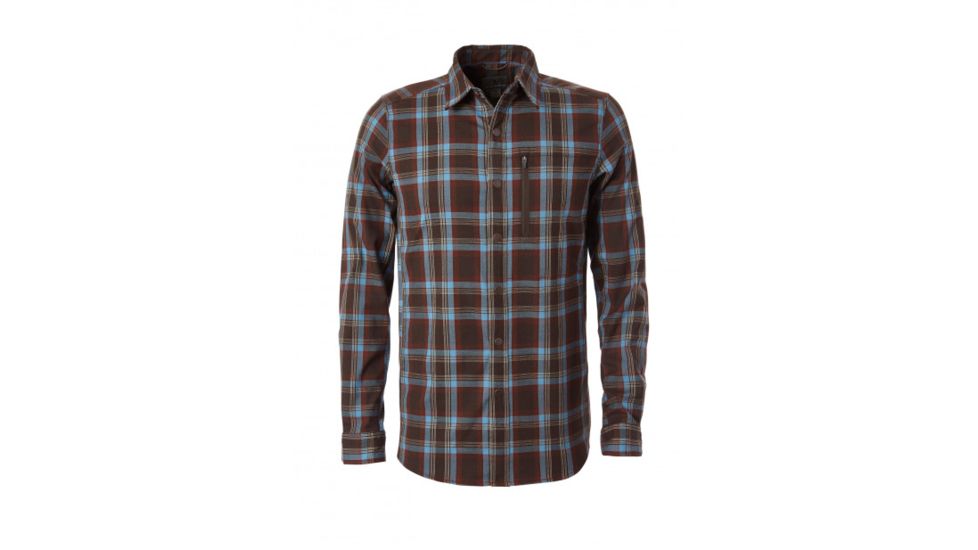 Royal Robbins Thermotech Ren Plaid Long Sleeve Shirt - Men's, Chocolate, 2XL, 42203-848-XXL