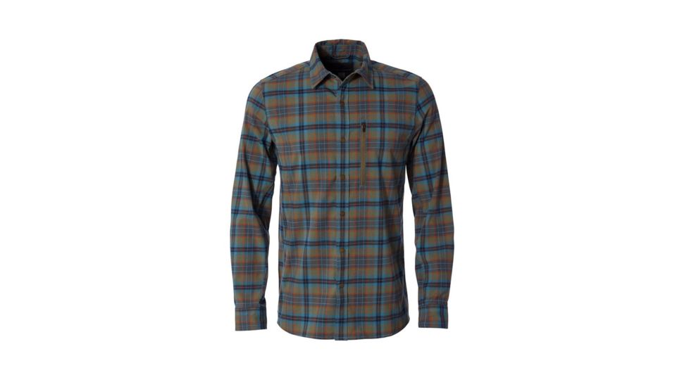 Royal Robbins Thermotech Ren Plaid Long Sleeve Shirt - Mens, Fiddlehead, Large, Y422006-255-L