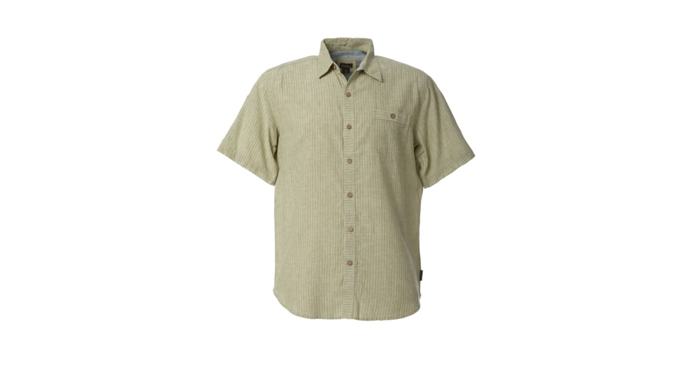 Royal Robbins Trolley Stripe Short Sleeve - Men's-Taupe-Large